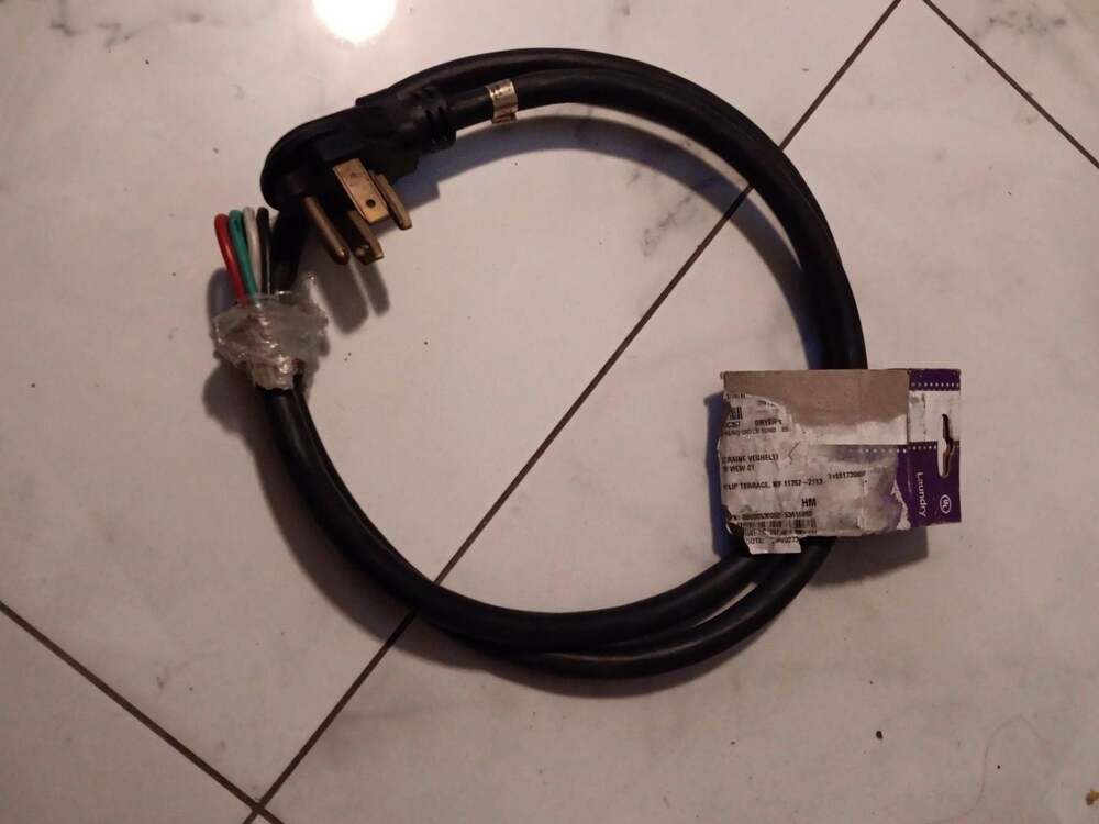 Smart Choice 4-Wire Dryer Power Cord 30 Amp 6 Foot